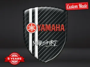 Yamaha Emblema Silicone Drift Design Elegante Badge Cupola